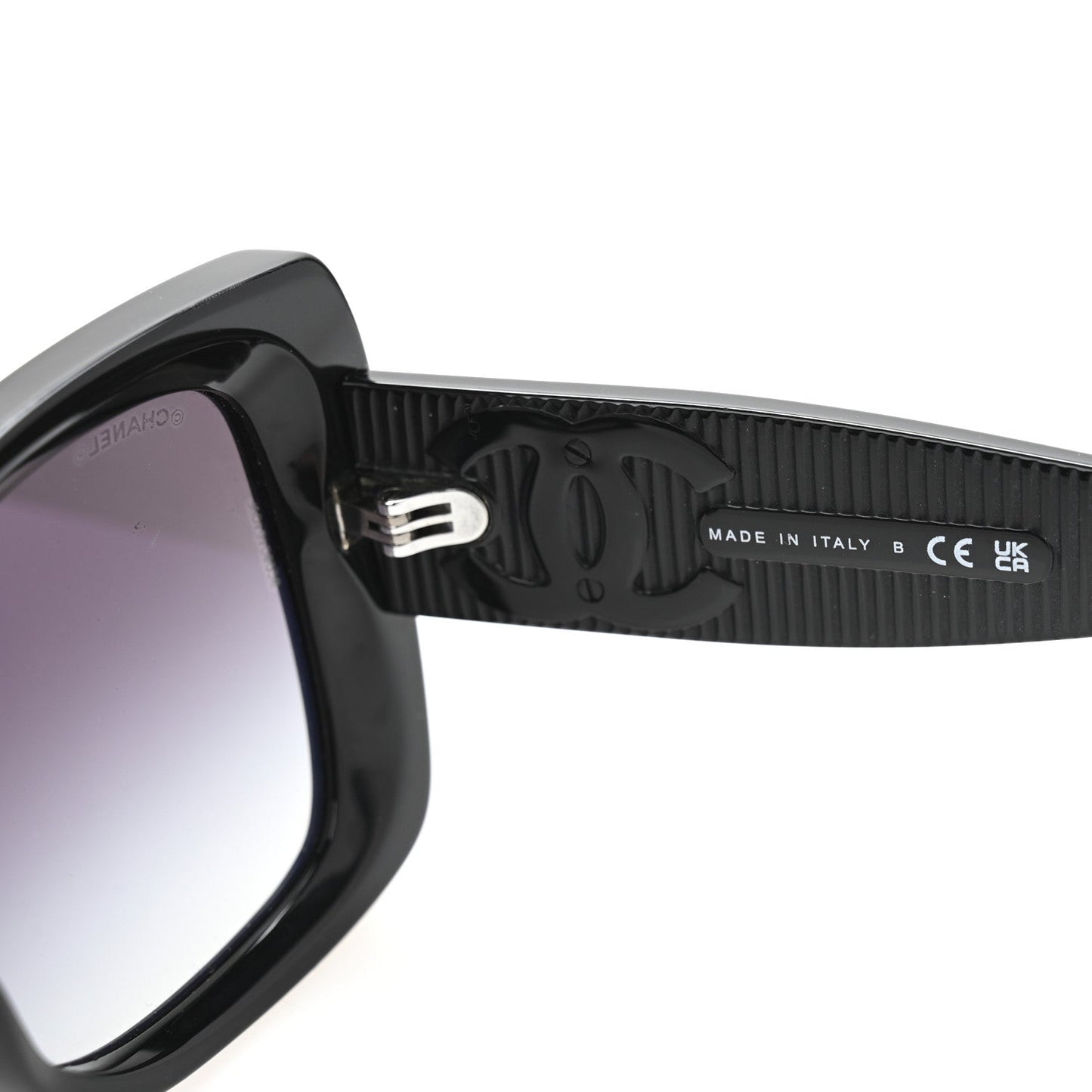 Amelia Square Polarized CC Sunglasses 5494-A Black