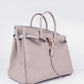 Hermes Birkin 35CM Togo Leather Handbags 6099 grey golden