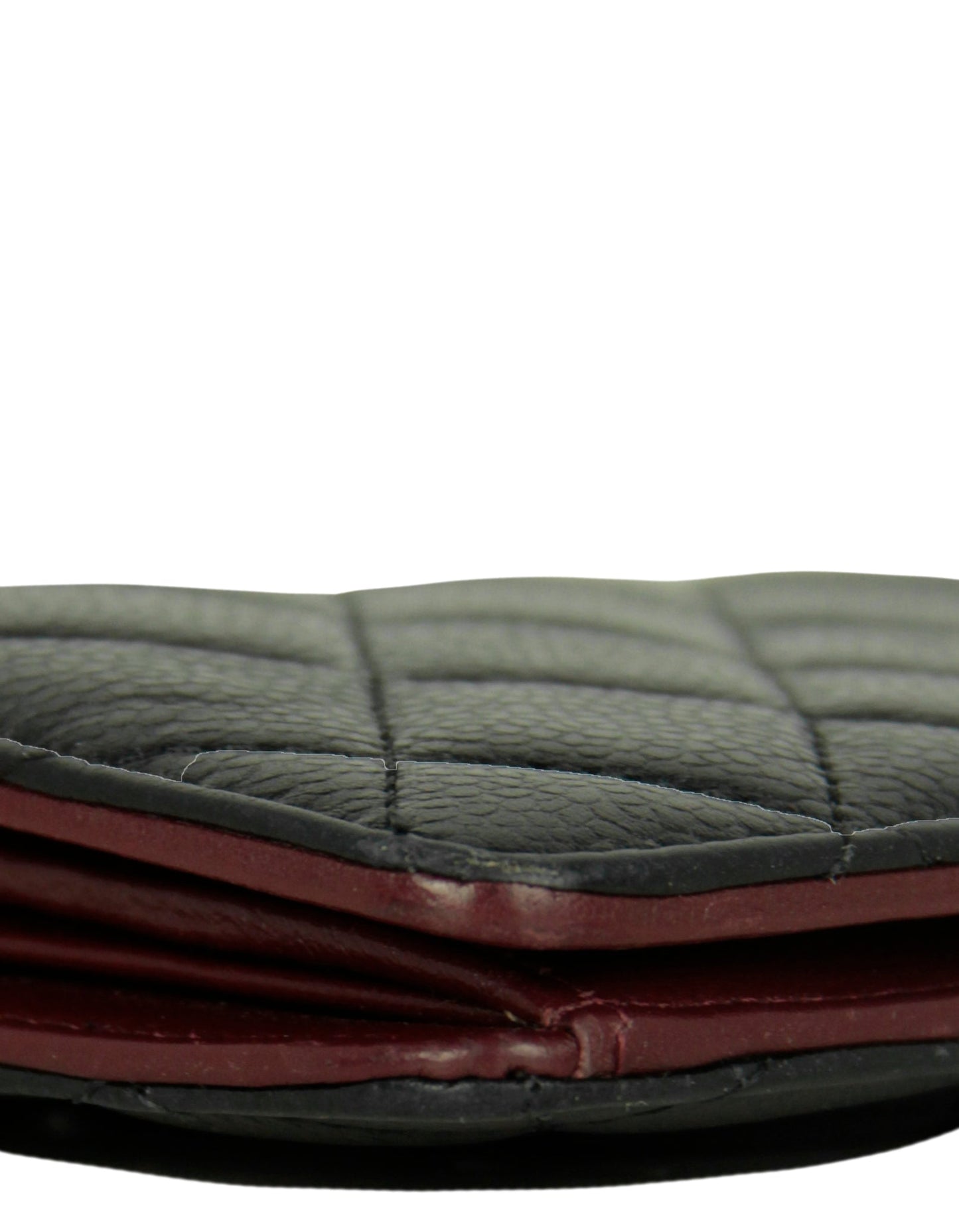 Chanel Black Caviar Leather Quilted Yen Wallet