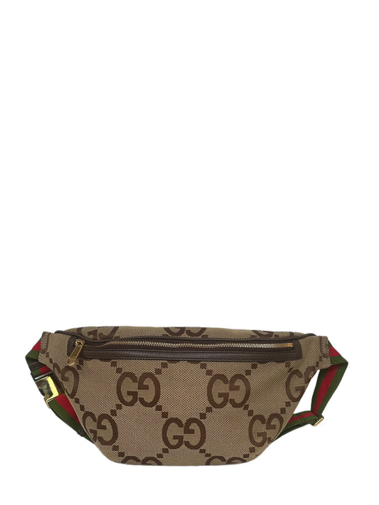 Gucci Monogram Jumbo GG Belt Bag