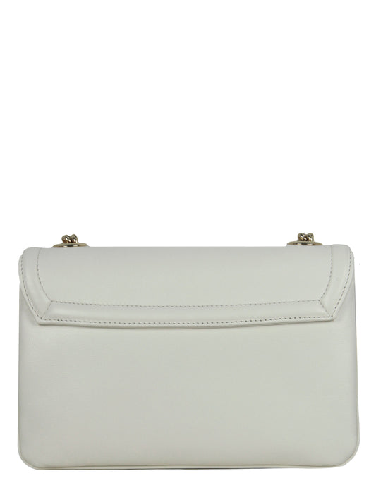 Gucci Ivory Leather Medium Rajah Shoulder/Crossbody Bag
