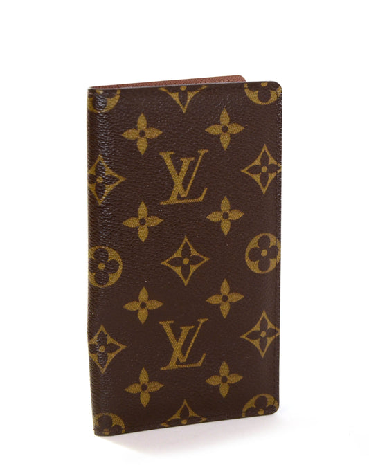 Louis Vuitton Monogram Checkbook Holder/ Wallet