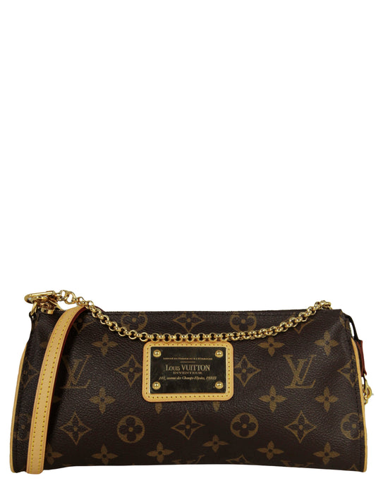 Louis Vuitton Monogram Eva Clutch Crossbody Bag