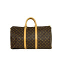 Louis Vuitton Monogram Canvas Keepall 50 Duffle Bag