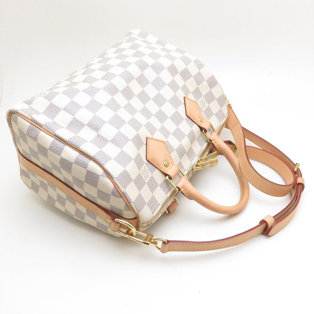 Louis Vuitton Damier Azur Speedy Bandouliere 25 Boston Bag