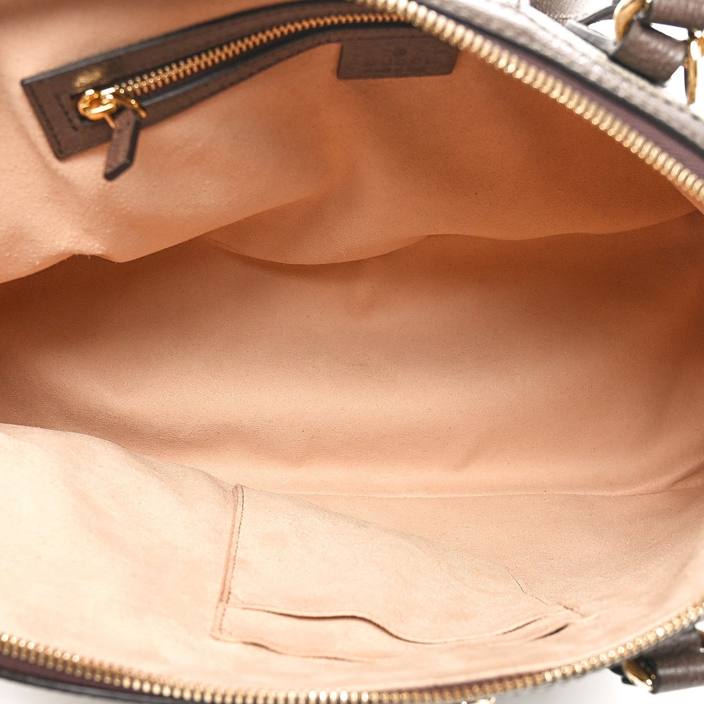 Amelia GG Supreme Monogram Web Medium Ophidia Top Handle Dome Bag Brown