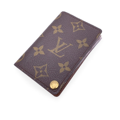 LOUIS VUITTON   Monogram Porte Carte Pression Card Case Holder