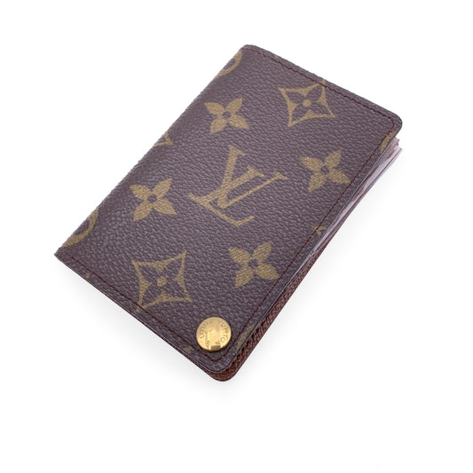 LOUIS VUITTON   Monogram Porte Carte Pression Card Case Holder