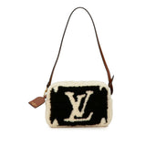 Louis Vuitton Beach Pouch  Fur Clutch Bag