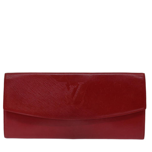 Louis Vuitton Mycenes  Leather Clutch Bag