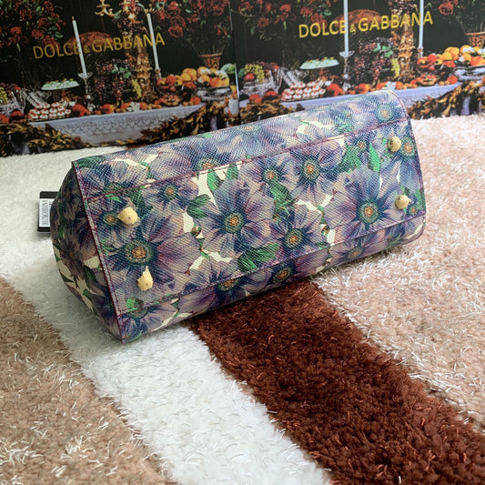 DG Medium Sicily Handbag Unique Print Motifs Muticolour For Women 10.2in/26AmeliaDG