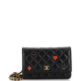 CHANEL Coco Casino Wallet on Chain Quilted Lambskin