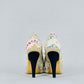 CHANEL Graffiti White Multicolor Size EU 41.5 Pumps
