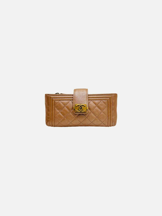 CHANEL Peach Quilted Phone case