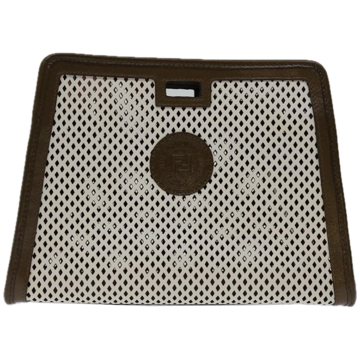 Fendi  Leather Clutch Bag