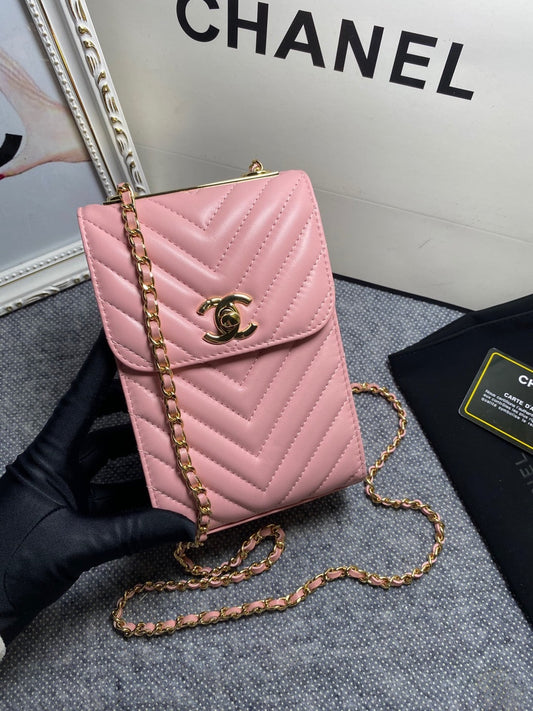 CHL -  Chevron Trendy CHL -  Phone PiNike Bag For Women 18cm/7in