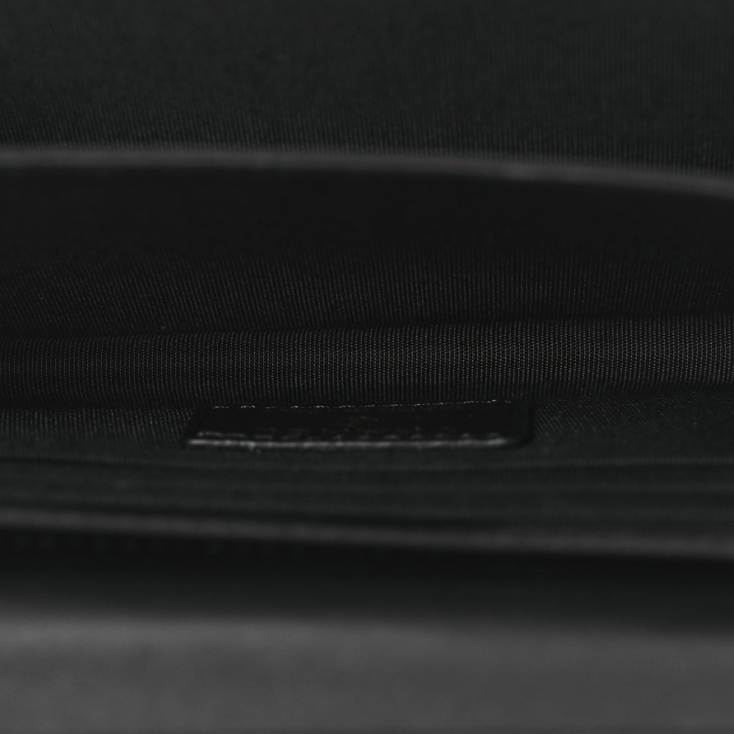 Amelia Lambskin Quilted Mini Camellia Bow Wallet On Chain WOC Black