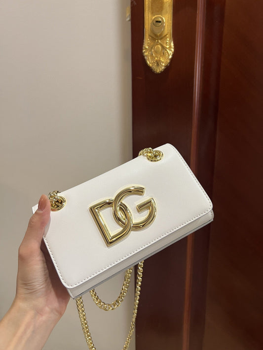 DG Polished 3.5 Phone Bag White For Women 7.3in/19AmeliaDG
