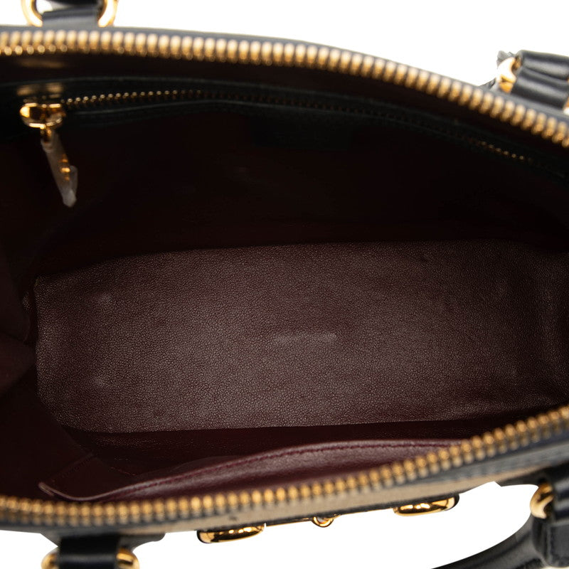Gucci Horsebit 1955 Canvas Leather 2way Bag