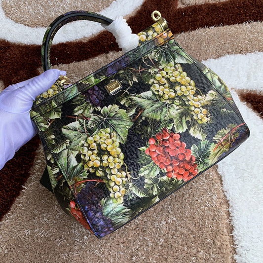 DG Medium Sicily Handbag Unique Print Motifs Muticolour For Women 10.2in/26AmeliaDG