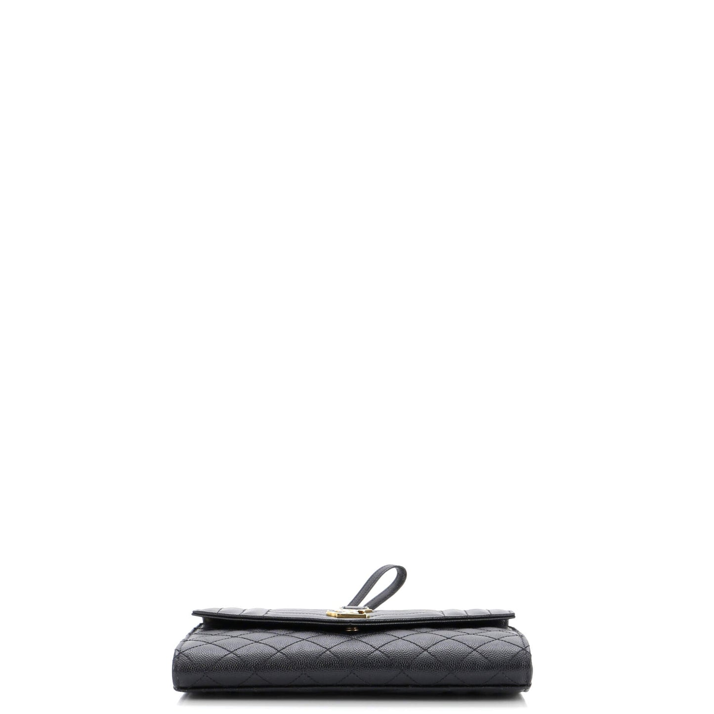 Classic Monogram Envelope Wristlet Clutch Mixed Matelasse Leather