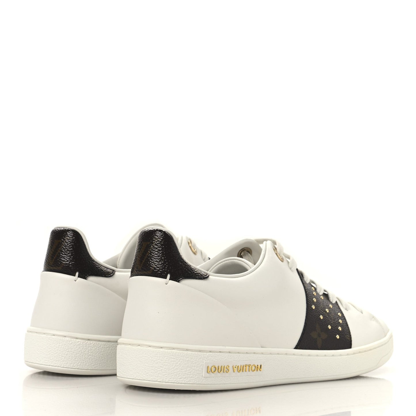Louis Vuitton Monogram Stud Front Row Sneaker White