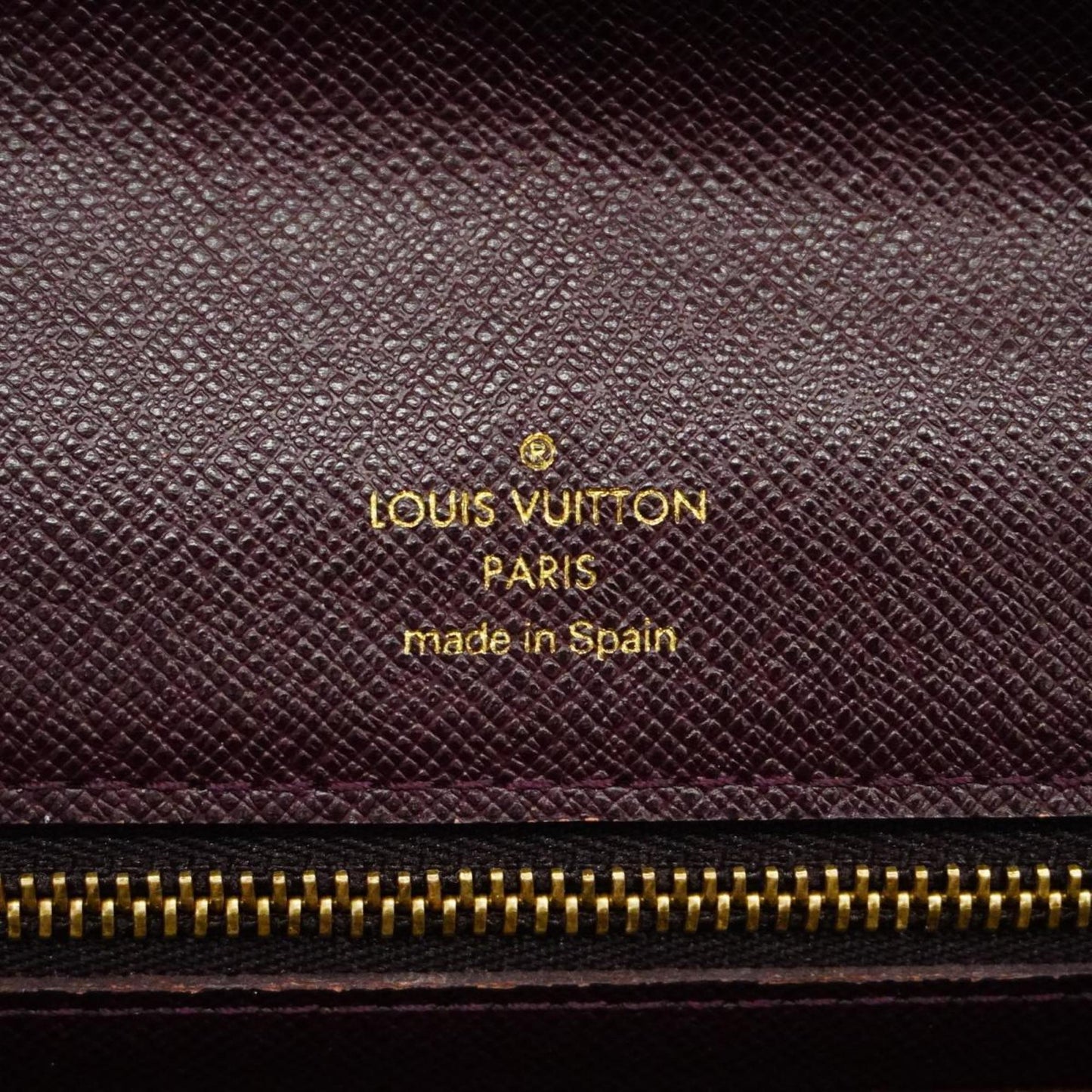 Louis Vuitton Selenga  Leather Clutch Bag