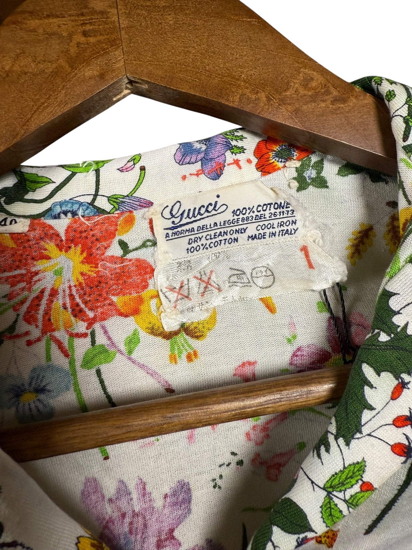 Gucci   Blooms Short Sleeve Polo
