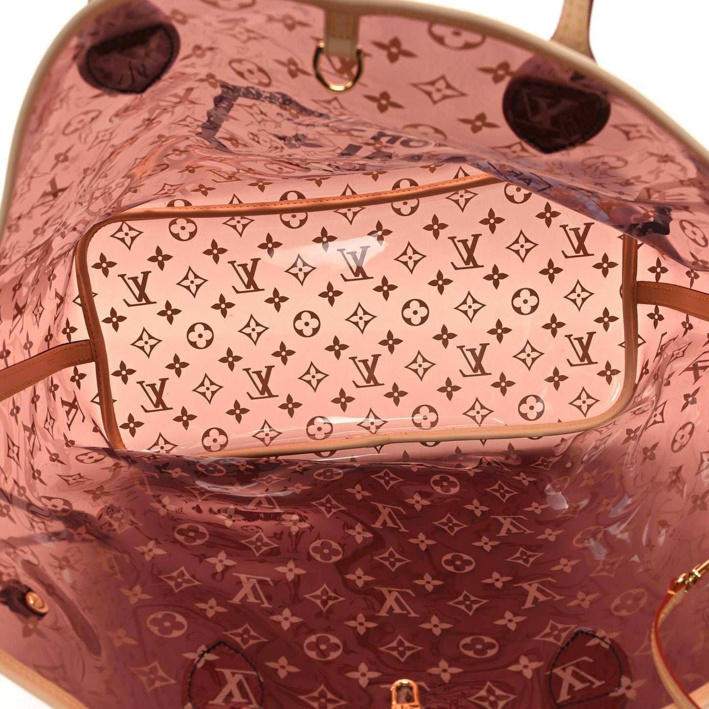 Louis Vuitton Vinyl Monogram Miami Neverfull GM Blue