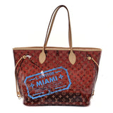 Louis Vuitton Vinyl Monogram Miami Neverfull GM Blue