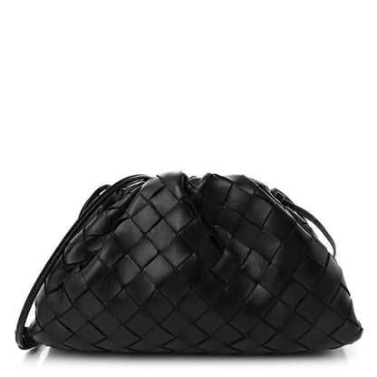 Bottega Veneta Nappa Intrecciato The Mini Pouch Black