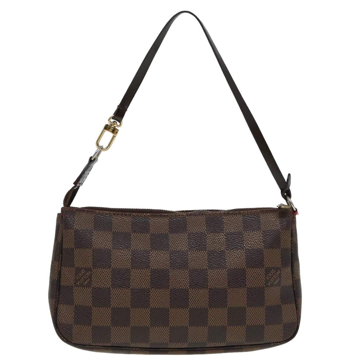 Louis Vuitton Pochette Accessoire  Canvas Clutch Bag