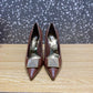 VAL -  Garavani One Stud Pump With Maxi Stud Crystals Brown For Women WS0FH8XIC