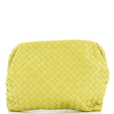 Frame Clutch Intrecciato Leather Large
