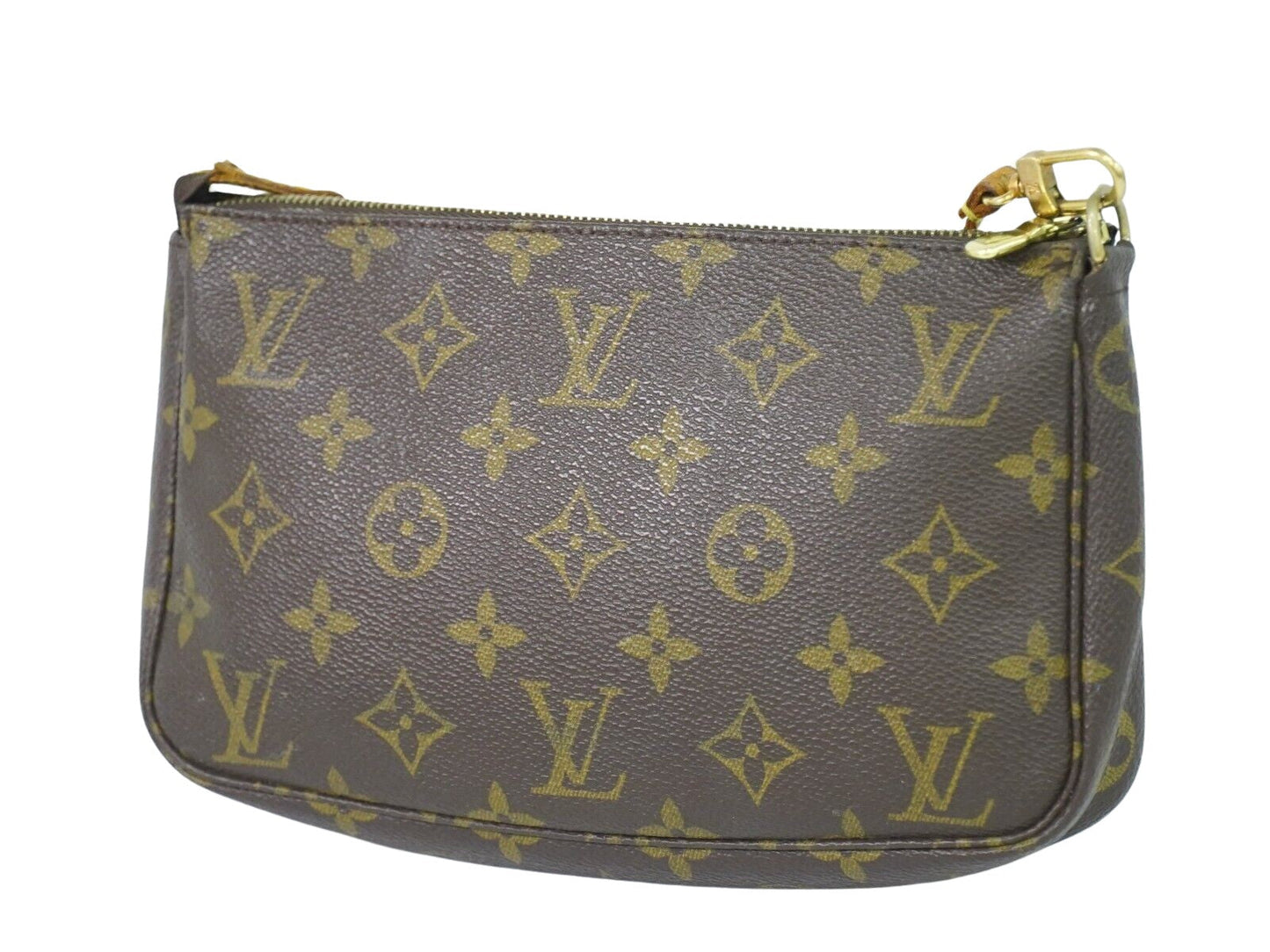 Louis Vuitton Pochette Accessoires  Canvas Clutch Bag