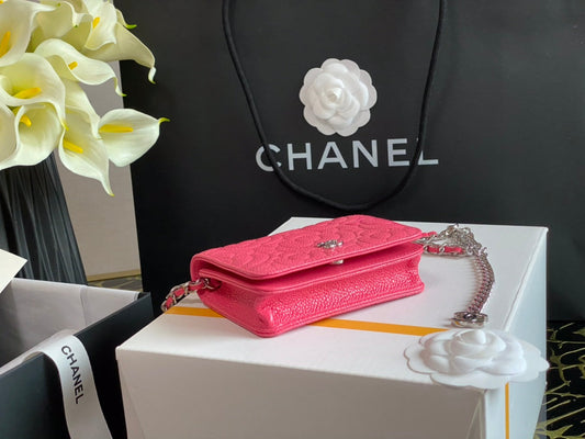 CHL - Woc Camellia PiNike Bag For Women 12cm/4.5in