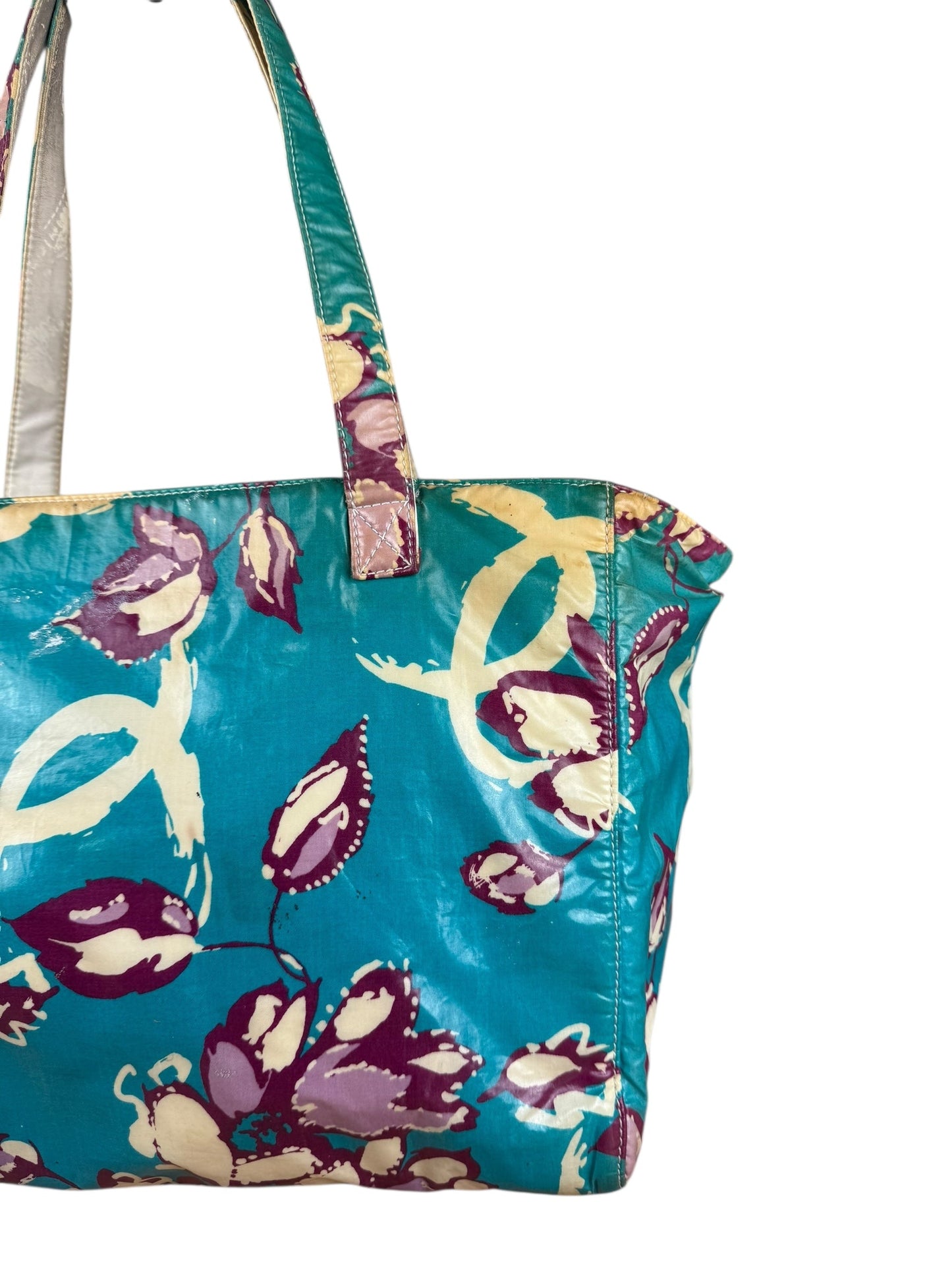 Chanel   Floral Shopper Tote 2000-2002