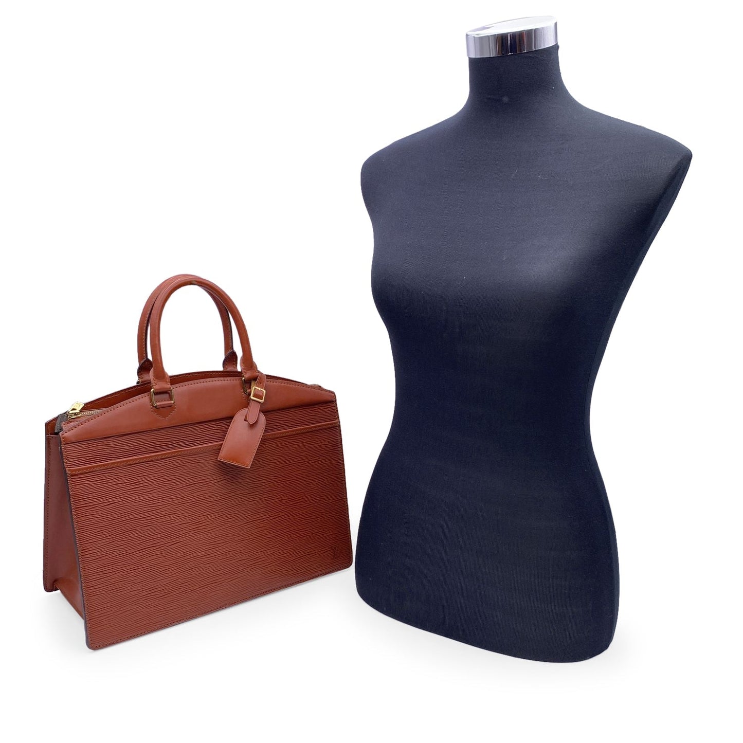 LOUIS VUITTON  tan Epi Leather Riviera Satchel Handbag