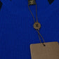 LOUIS VUITTON Blue w/ Black Ribbed Size Medium Jumper