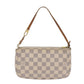 Louis Vuitton Pochette Accessoire  Canvas Clutch Bag