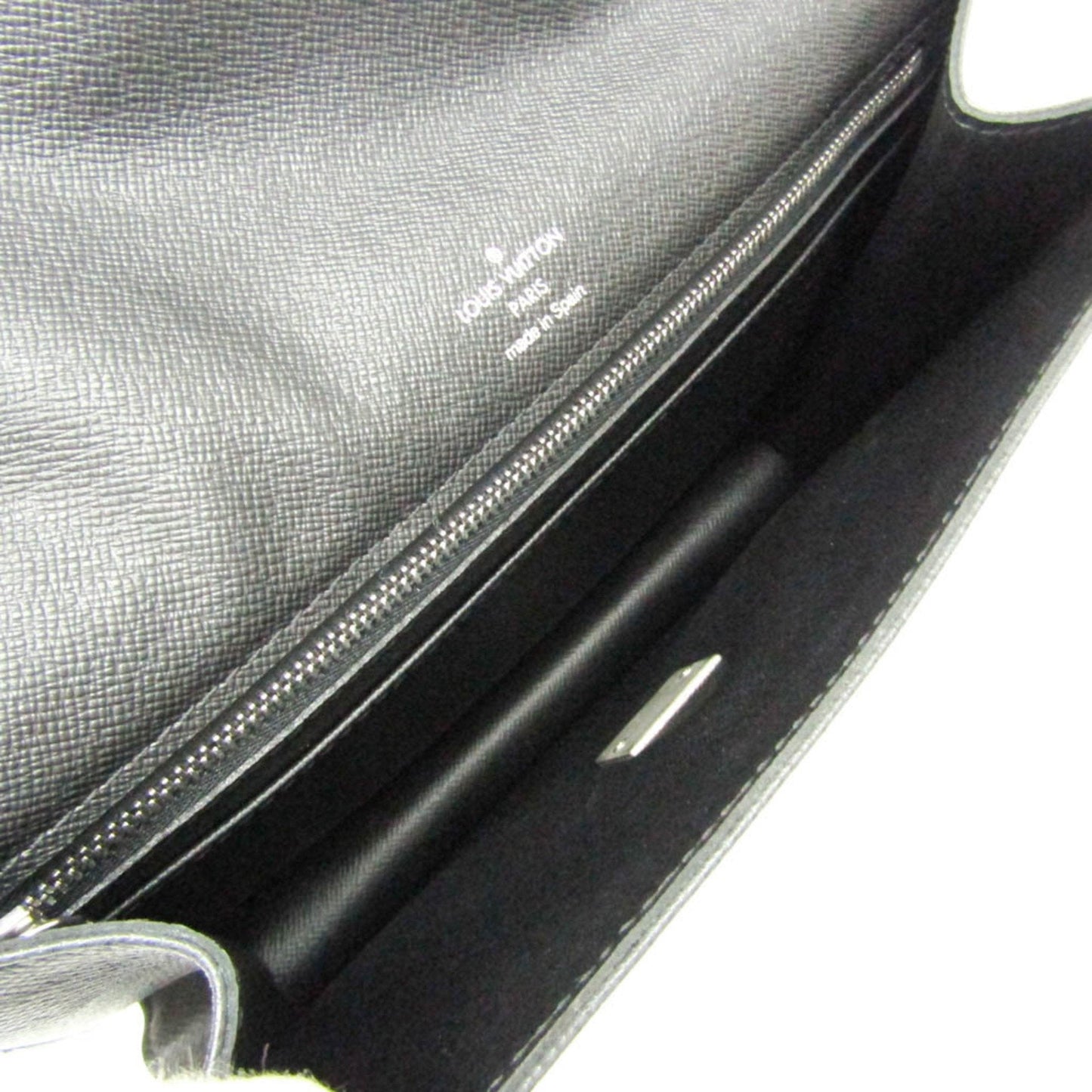 Louis Vuitton Selenga  Leather Clutch Bag