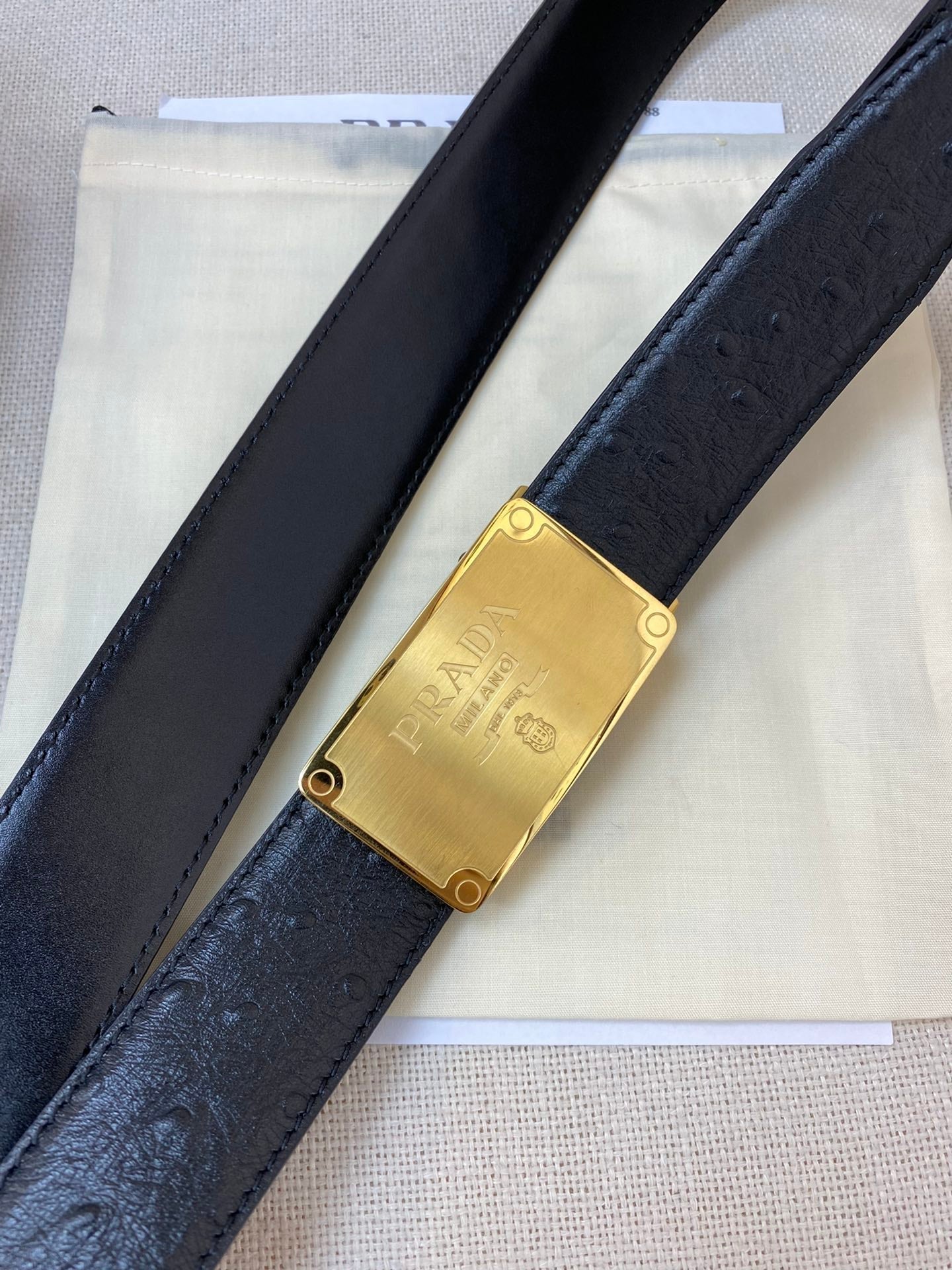 CINTO PRADA 3,5 CM