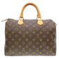 Louis Vuitton Monogram Speedy 30 Handbag Brown