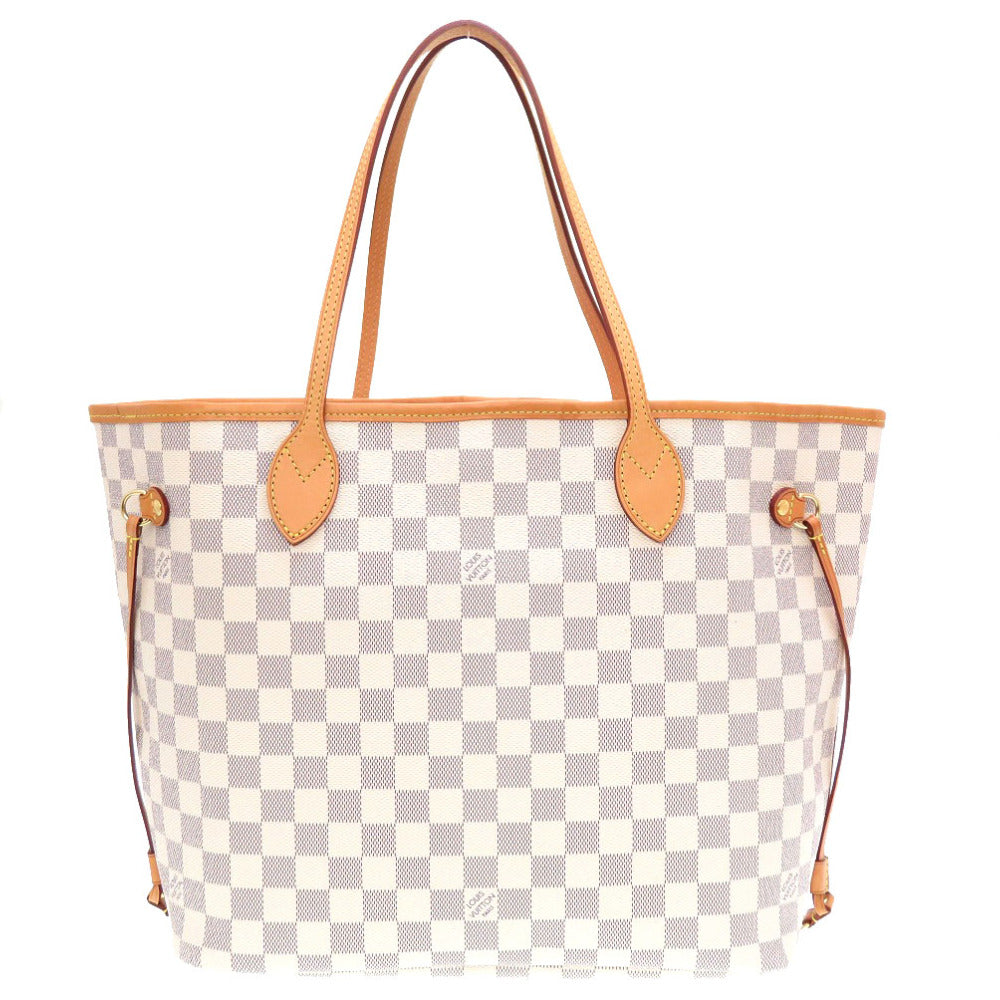 Louis Vuitton Damier Azur Neverfull MM Tote Bag LV