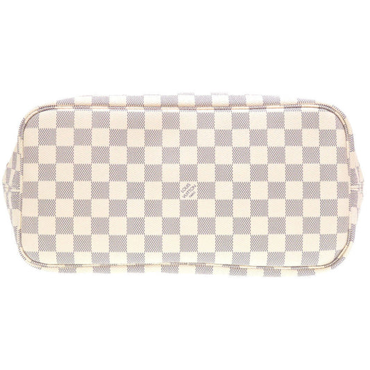 Louis Vuitton Damier Azur Neverfull MM Tote Bag LV