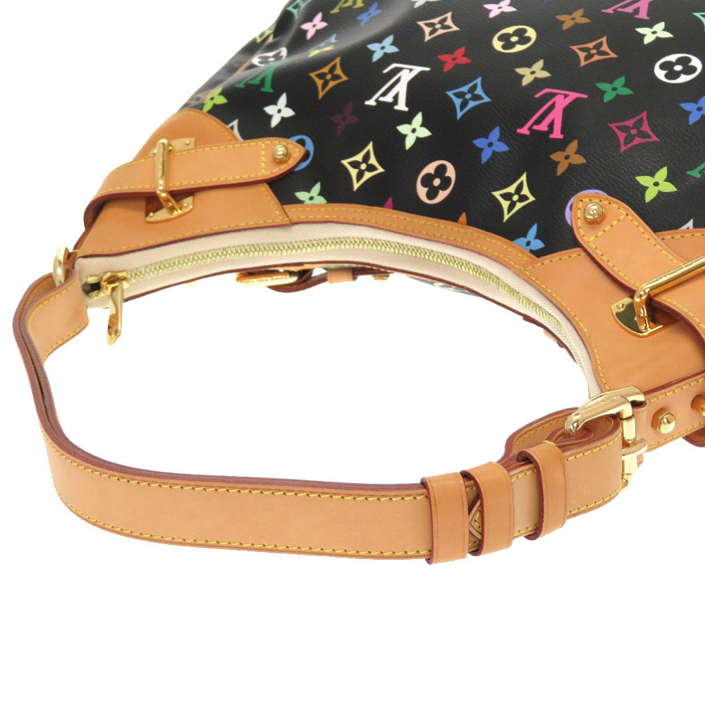 Louis Vuitton Monogram Multicolor Greta Noir Shoulder Bag Black