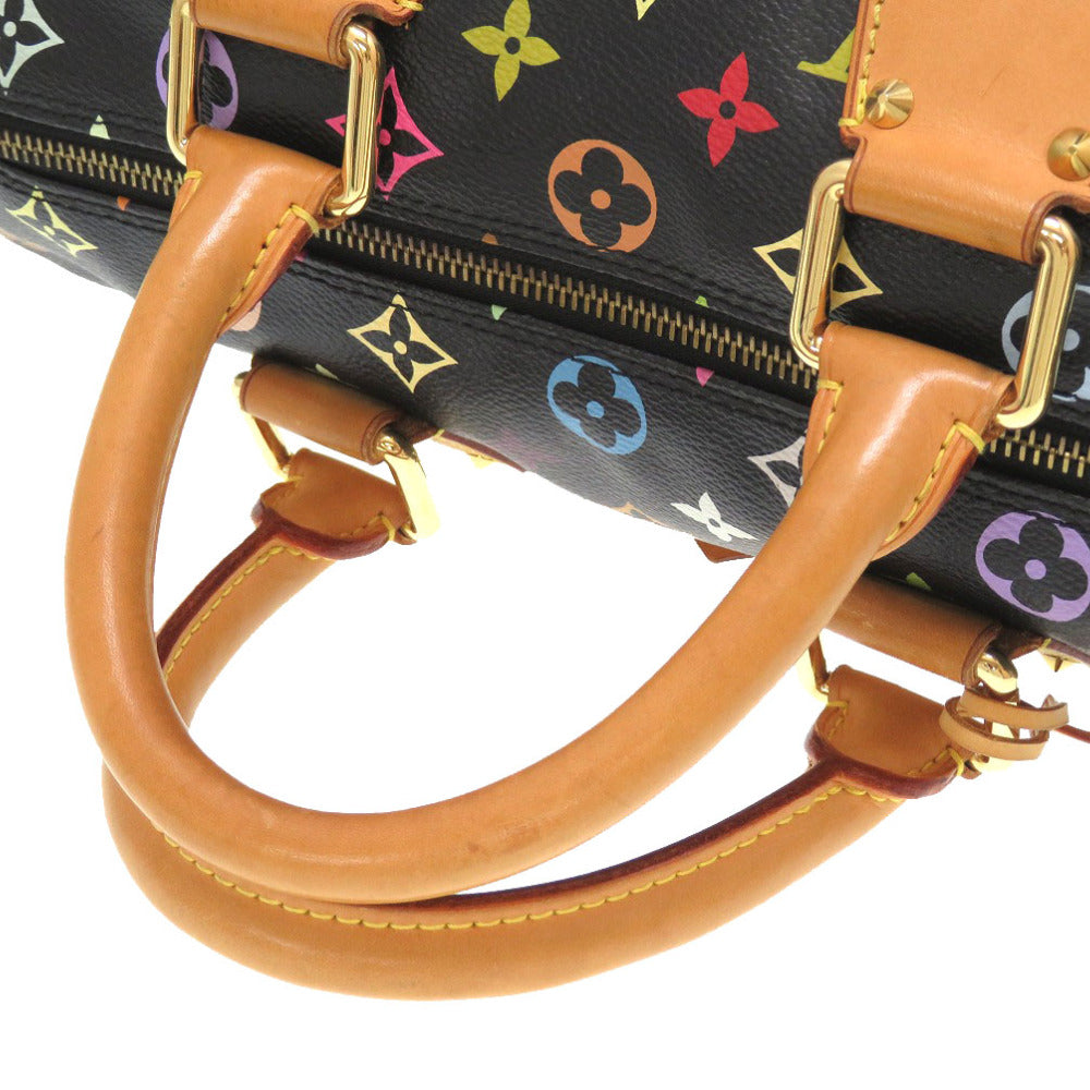 Louis Vuitton Monogram Multicolor Speedy 30 Noir Handbag