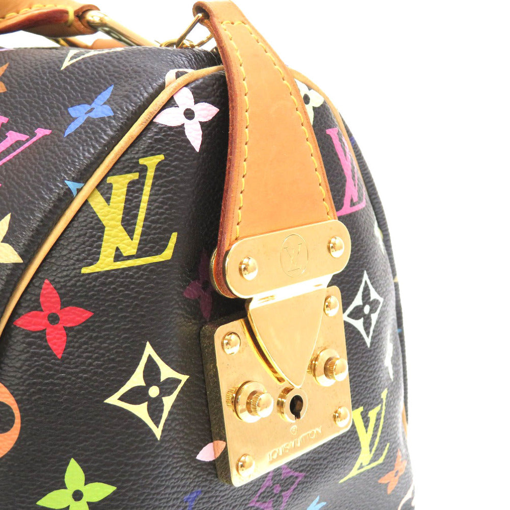 Louis Vuitton Monogram Multicolor Speedy 30 Noir Handbag