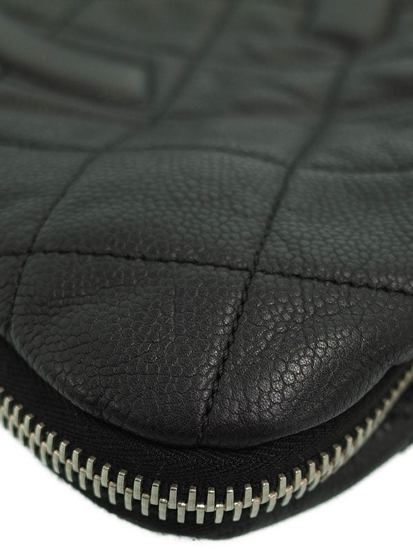 Chanel Matelasse Chain Semi-Shoulder Bag Black