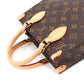 Louis Vuitton Monogram Sac Plat BB 2 Way Hand Shoulder Bag Brown